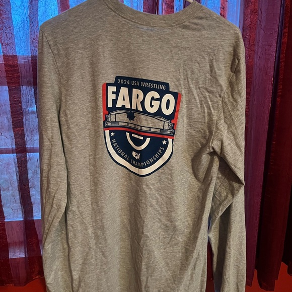 Nike Gray USA Wrestling Shirt - Picture 2 of 3